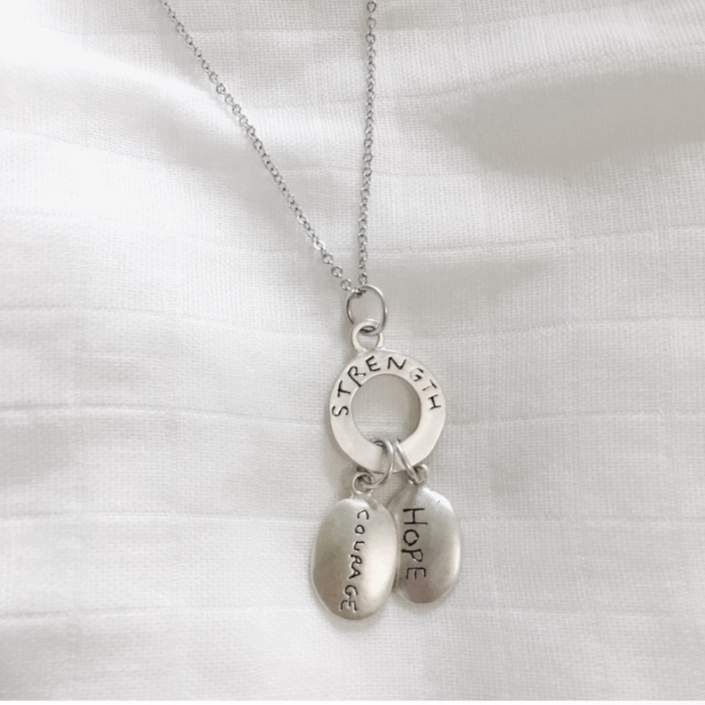 Hope Silver Necklace